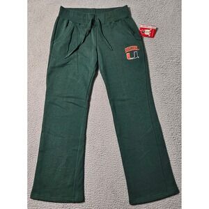 Colosseum Green Women's Size‎ XL Miami Hurricanes Sweatpants Green Pants New